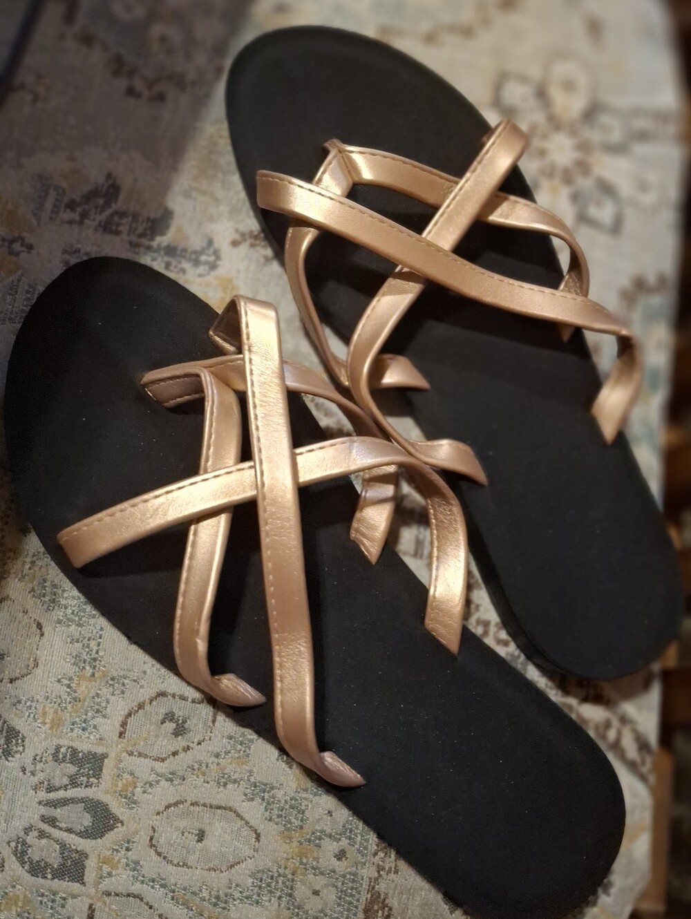 Chic Metallic Women's Sandals